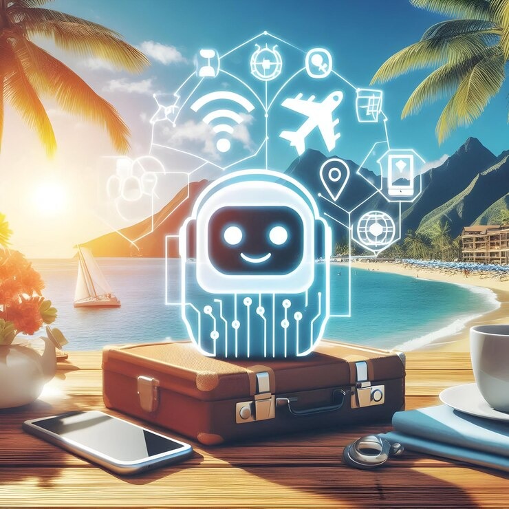 AI Conversation Illustration